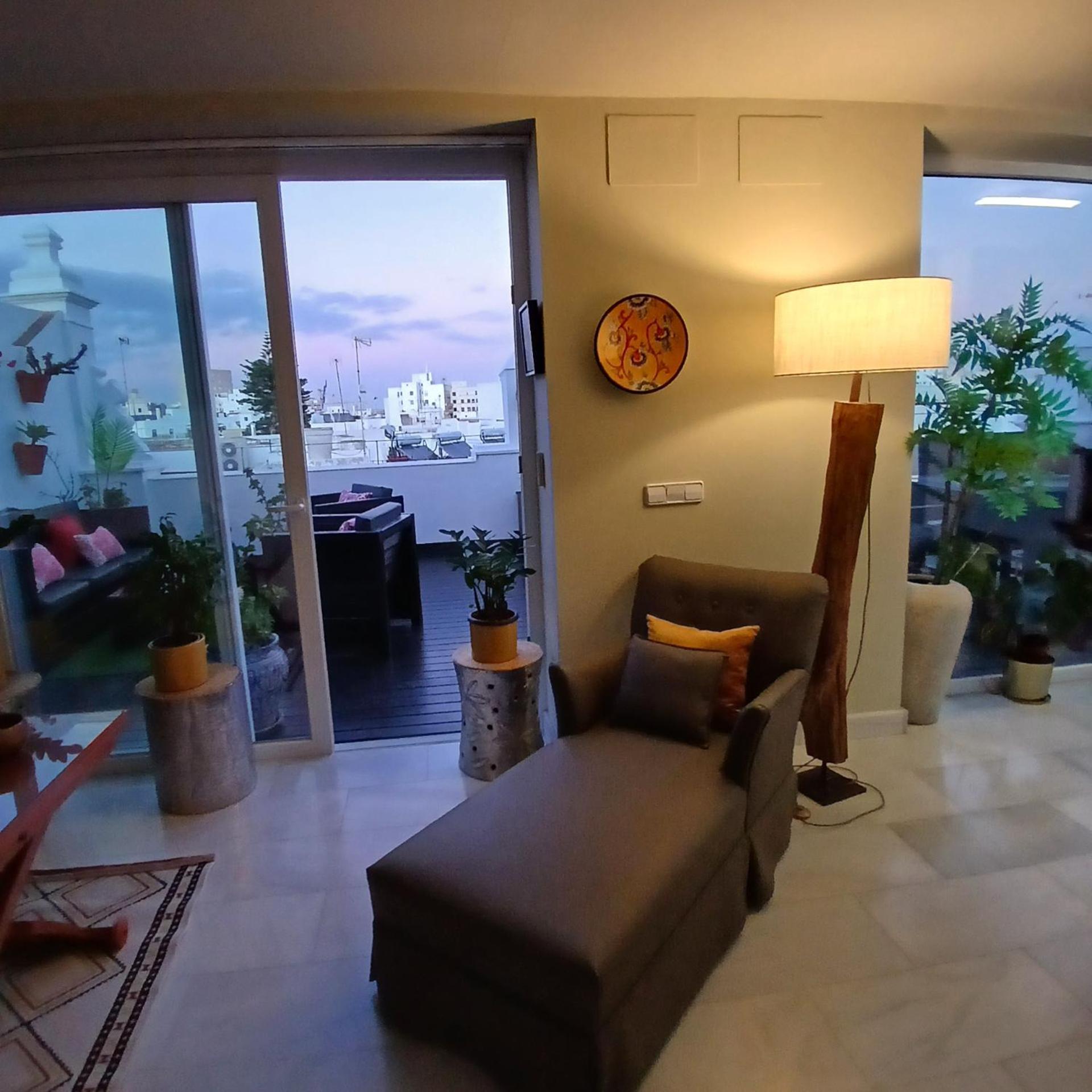 ***** Attic With Impressive Views And Jacuzzi Apartment กาดิซ ภายนอก รูปภาพ