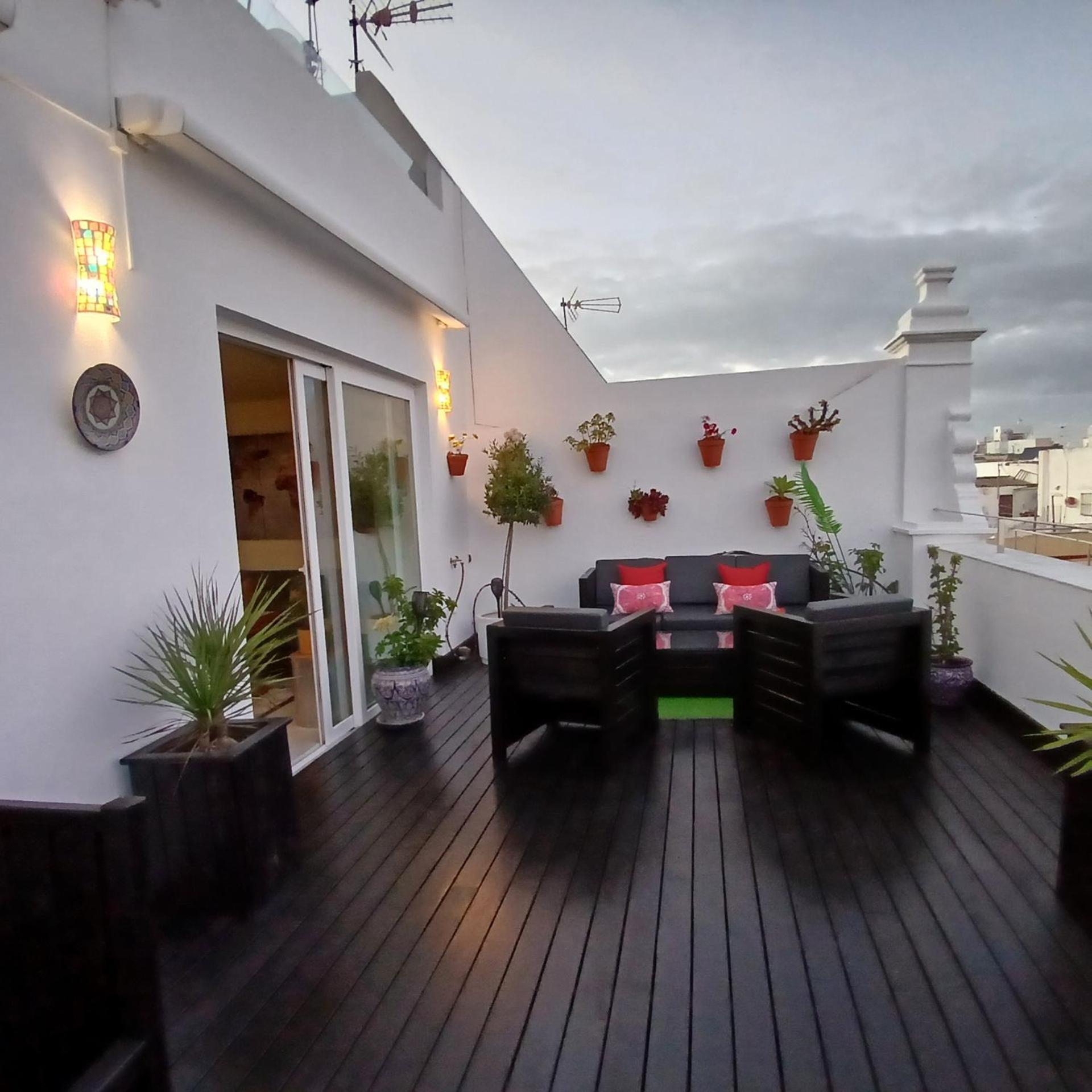 ***** Attic With Impressive Views And Jacuzzi Apartment กาดิซ ภายนอก รูปภาพ