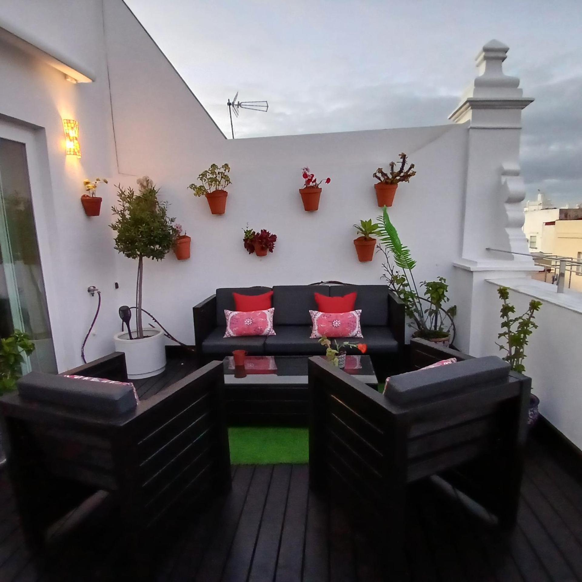 ***** Attic With Impressive Views And Jacuzzi Apartment กาดิซ ภายนอก รูปภาพ