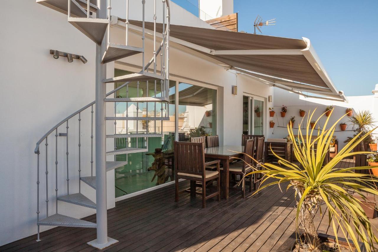 ***** Attic With Impressive Views And Jacuzzi Apartment กาดิซ ภายนอก รูปภาพ